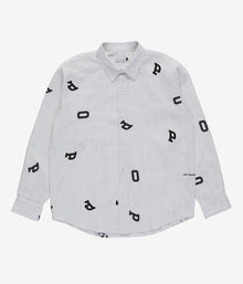  Pop Letters Striped Pop Shirt