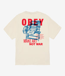  Obey Printing Press Make Art T-Shirt