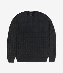  Huf Interlaced Jacquard Overdyed Crew